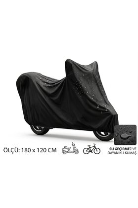 Ethab Ticaret Glb-Stl41414 Motosiklet Ve Scooter Koruma Brandası – Su Ve Toz Geçirmez 180X120 Cm