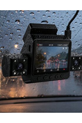 Geneloem Full Hd Araç Kamerası 170 Derece Geniş Açılı Park Modlu Kayıt Cihazı - Stepco8973-6804