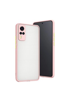 Evimdeyokyok Vivo Y53S Kılıf Montreal Silikon Kapak - Pembe