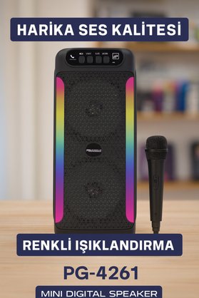 Zero Land Svl-Shop Ses Güçlü Kablosuz Hoparlör (32002) Mikrofonlu