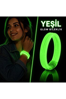 Evi̇mdeyokyok Yeşi̇l Kalın Glow Bi̇lekli̇k – Kırılarak Yanan Parti̇ Ve Festi̇val Bi̇lekli̇ği̇