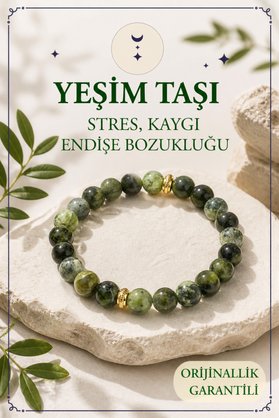 Orenda Design Yeşimtaşı Doğal Taş Bileklik