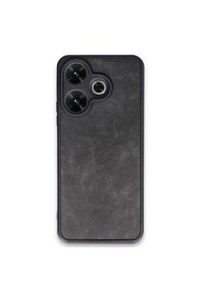 Evimdeyokyok Xiaomi Redmi 13 4G Kılıf Aras Deri Kapak - Siyah