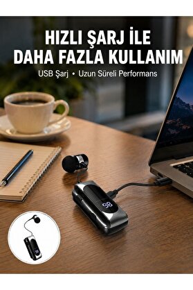 Ethab Giyim Uzun Pil Ömürlü Kablosuz Kulaklık – 25 Saat Konuşma Ve Müzik Süresi Yeni Ne - Glst3090-260
