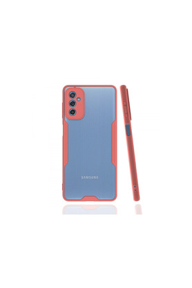 Evimdeyokyok Samsung Galaxy M52 5G Kılıf Platin Silikon - Pembe