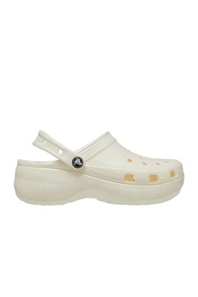 Crocs Classic Platform Glitter Clogw Kadın Beyaz Terlik Kadın Terlik 207241