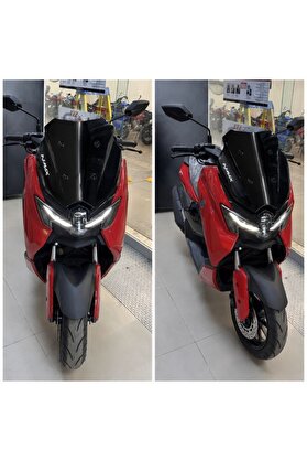 Ysgmotoparts Yamaha Nmax 125/155 2025-206 Spor Ön Cam Siperlik Full Siyah Renk