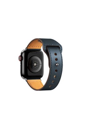 Ethab Ticaret Glb-Stl41414 Apple Watch 38Mm Kr415 Luaz Deri Kordon (Saat Değildir) - Lacivert