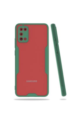 Evimdeyokyok Samsung Galaxy A02S Kılıf Platin Silikon - Yeşil