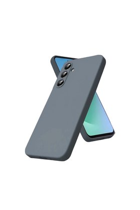 Evimdeyokyok Samsung Galaxy S25 Fe Kılıf Nano İçi Kadife Silikon - Gri