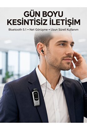 Ethab Giyim Çift Telefon Bağlantılı Eller Serbest Bluetooth Kulaklık - Glst5312-7138