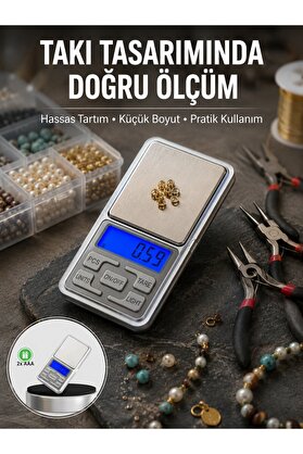 Ethab Giyim Mavi Işıklı Lcd Ekranlı Hassas Tartı Terazisi Yeni Nesil - Glst4537-5207