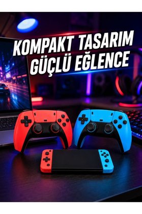 Ethab Giyim Kablosuz Retro Oyun Konsolu Hdmi Tv Bağlantılı Çift Gamepad Seti - Glst1182-9201