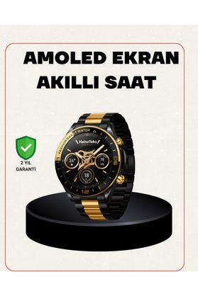 Hubrendy Amoled Akıllı Saat Manyetik Şarj Gps Destekli Spor Ve Günlük Kullanım