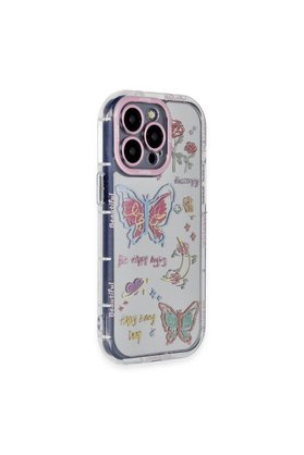 Ethab Ticaret Glb-Stl41414 İphone 12 Kılıf Palm Buzlu Kamera Sürgülü Silikon - Siyah