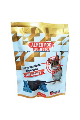 Almer Mum Blok Fare Ce Şıçanlarla Mücadelesinde 100 Gr