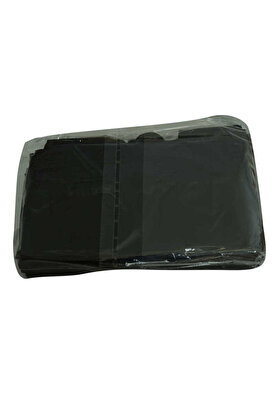 Bezos Küçük Boy Atlet Geri Dönüşüm Granül Çanta Poşet 40X25 Cm Kalın Siyah 1000 Gr 1 Paket