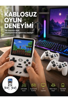 Ethab Giyim Hdmi Destekli Kablosuz Oyun Konsolu 10.000 Oyun Yeni Nesil - Glst7942-8859
