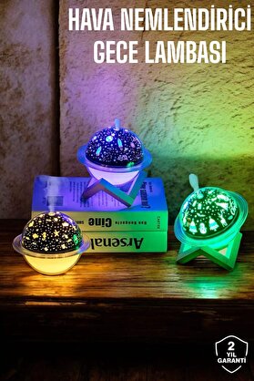 Ayrstore Hava Nemlendirici Masa Ve Gece Lambası Usb Projeksiyon Aromaterapi