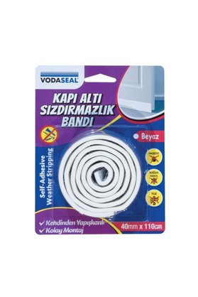 Ethab Ticaret Kapı Altı Sızdırmazlık Bandı 40 Mm 110 Cm Beyaz