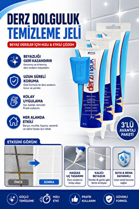 Fixplus Derzmatik Beyaz Derz Dolgu Gaga Uç 380 Gr 3'lü Set