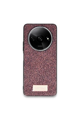 Ethab Ticaret Glb-Stl41414 Onegif Redmi A3 4G Bright Simli Kapak - Derin Mor