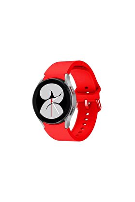 Ethab Ticaret Glb-Stl41414 Samsung Galaxy Watch 4 Klasik Kordon - Kırmızı