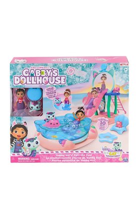 Ethab Ticaret 6067878 Gabbys Dollhouse Gabby Ve Mercat Purr-İfic Havuz Oyun Seti - 1 Adet