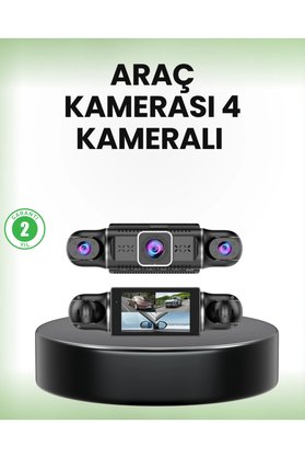 Eco Lounge Gps’li 4 Kameralı Araç İç Dış Kayıt Sistemi 1080P Wifi Destekli