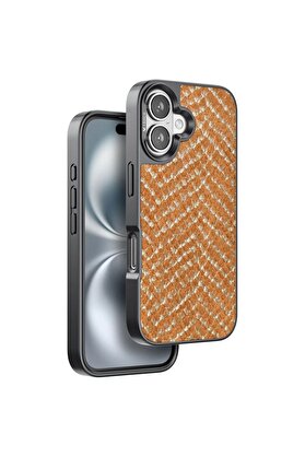 Ethab Ticaret Glb-Stl41414 Venco İphone 16 Viper Kapak - Kahverengi
