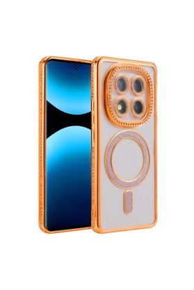 Evimdeyokyok Xiaomi Redmi Note 15 Pro 5G Joke Simli Magneticsafe Kılıf - Turuncu