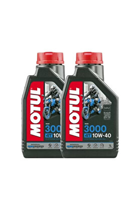 Motul 3000 10w40 4t Motosiklet Yağı 2 Adet Yağ
