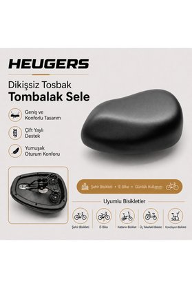 heugers Tosbak Tombalak Ultra Pro 3 Rahat Bike Sele – Elektrikli Bisiklet Koltuğu
