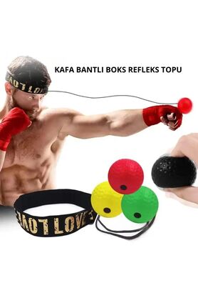 PLTECH Kafa Bantlı Boks Refleks Topu – Ayarlanabilir Headband Hız Koordinasyon ve Reaksiyon Antrenman Topu