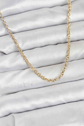 Ethab Giyim Cm Gold Renk Pirinç Halkalı Model Kadın Kolye 5886 - Glst8000-6083