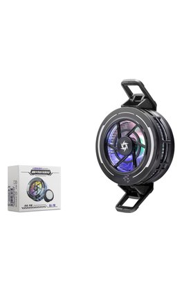 Evimdeyokyok Manyetik Klipsli Telefon Soğutucu Fan Rgb Isı Göstergeli Siyah Sl70