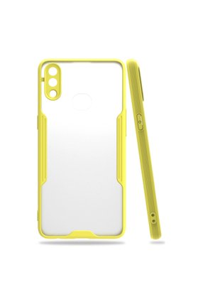 Evimdeyokyok Samsung Galaxy A10S Kılıf Platin Silikon - Sarı