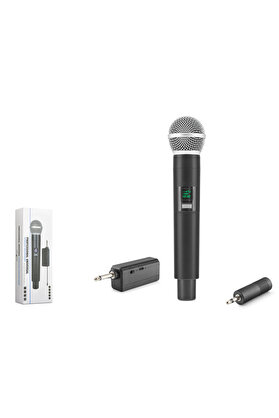 Evi̇mdeyokyok Uhf Kablosuz Mi̇krofon 6.35 Mm Si̇yah Hdx2801