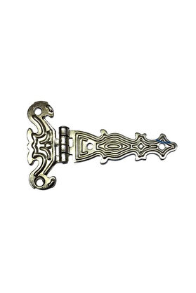 Mikudesign Dekoratif, Tek Kuyruklu Menteşe - 40X68 Mm, Küçük, Nikel, 1 Adet