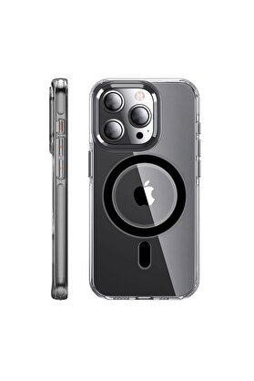 Ethab Ticaret Glb-Stl41414 Joko İphone 14 Pro Kılıf Crystal Magsafe Kapak - Siyah