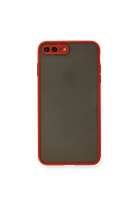 Ethab Ticaret Glb-Stl41414 İphone 7 Plus Kılıf Montreal Silikon Kapak - Kırmızı