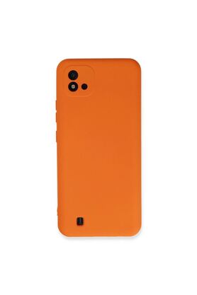 Ethab Ticaret Glb-Stl41414 Realme C11 2021 Kılıf Nano İçi Kadife Silikon - Turuncu