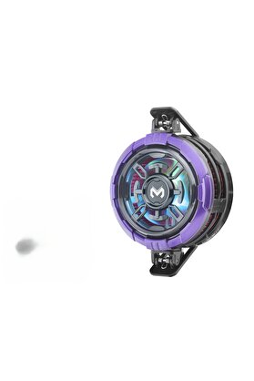 Evimdeyokyok Manyetik Klipsli Telefon Soğutucu Fan Rgb Mor Siyah Cx08Aı
