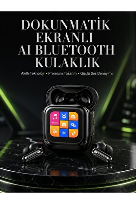 Verah Akıllı Dokunmatik Kontrol Aı Özellikli Bluetooth Kulaklık - Verah12814-5188