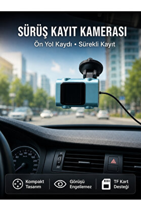 Toptan Bulurum Araç Ön Cam Kamerası Sürüş Güvenliği İçin Video Kayıt Yeni Nesil
