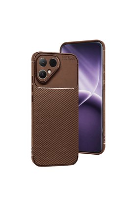 Evimdeyokyok Tecno Pova Curve 2 5G Auto Focus Karbon Kapak - Kahverengi