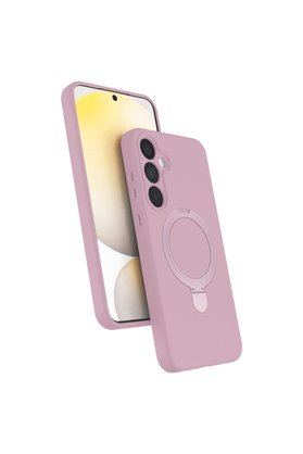 Evimdeyokyok Samsung Galaxy A15 4G Regal Magsafe Standlı Kapak - Açık Pembe