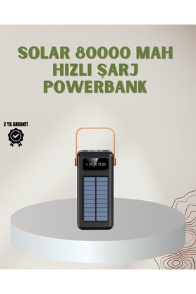 Ethab Giyim Powerbank Solar Fenerli Çoklu Kablolu Taşınabilir Şarj Aleti - Glst5863-1226