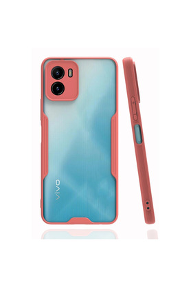 Evimdeyokyok Vivo Y15S Kılıf Platin Silikon - Pembe
