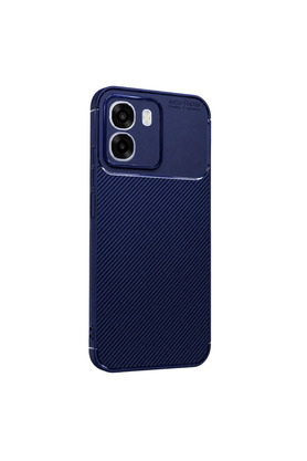 Evimdeyokyok Oppo Oppo A6T 5G Auto Focus Karbon Kapak - Lacivert